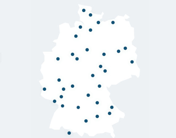 BAG FORAS Deutschlandkarte_Punkte